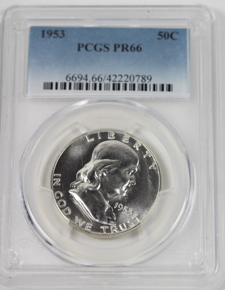 1953 Franklin Half Dollar - PCGS PR66  PROOF