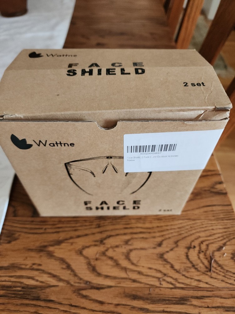 One Face Shield, Clear Safety Face Shield with Frame Detachable Full Face