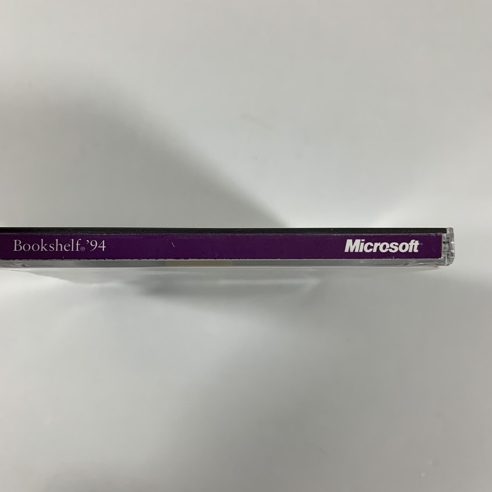 Microsoft Bookshelf '94 Software for Gateway 2000 (CD-ROM, 1994) * Unused!