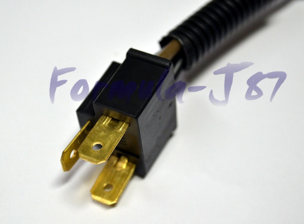 Splitter Wire Ceramic S 9003 HB2 H4 Two Harness Fog Light Adapter Replace Plug