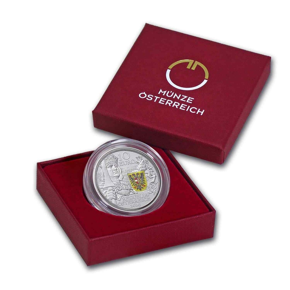 2019 Austria Proof Silver €10 Knights' Tales (Chivalry)