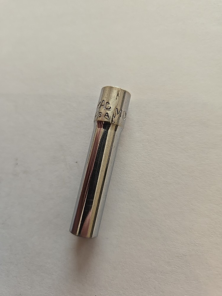 Mac Tools 1/4" Drive 1/4" 6PT SAE Deep Chrome Socket USA MD86