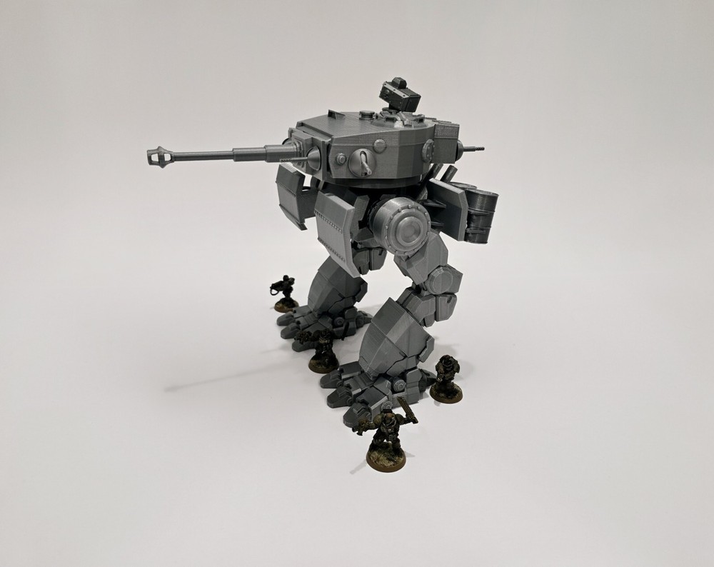 3d Printed Miniatures War Walker Titan, Dreadnought Proxy For Tabletop Wargames
