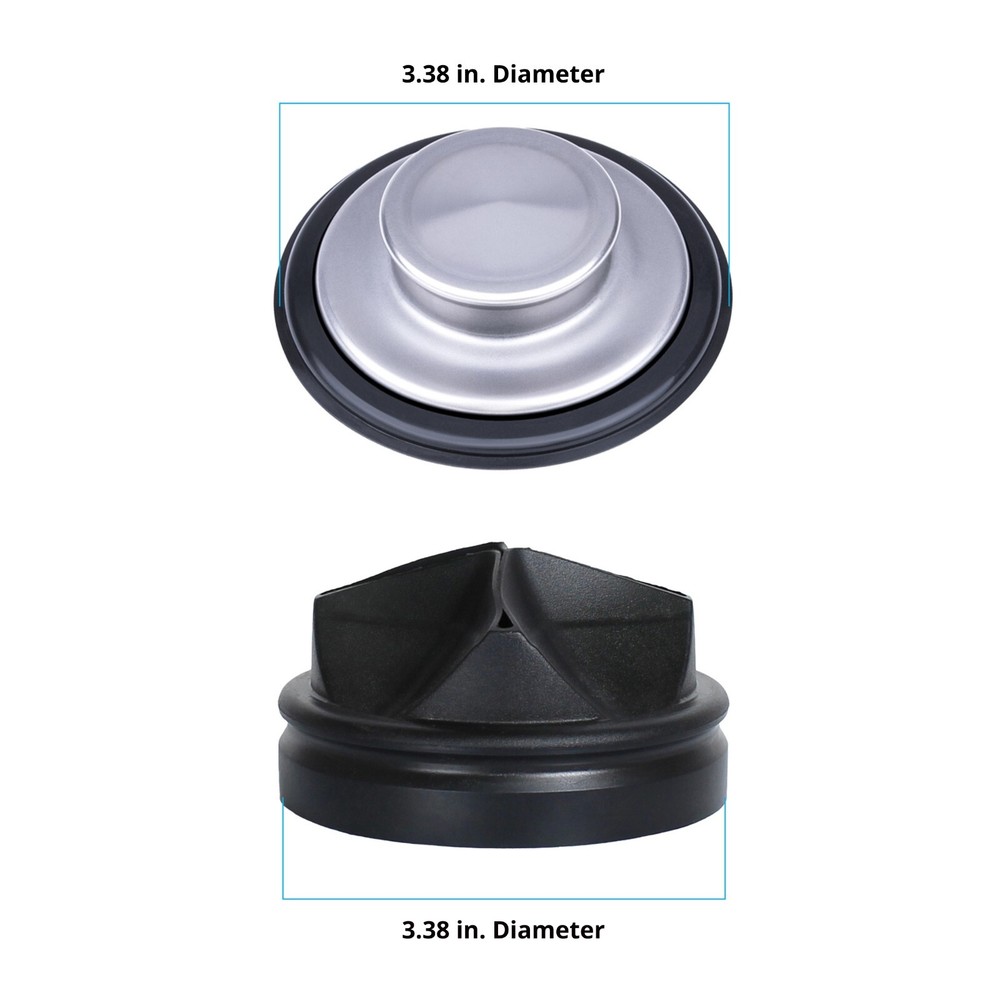 Kitchen Garbage Disposal Stainless Steel Stopper & Removable Splash Guard Pack