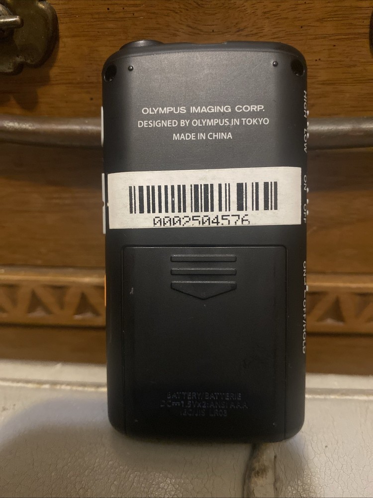Olympus Note Corder DP-201 Digital Handheld Voice Recorder - Box & Instructions
