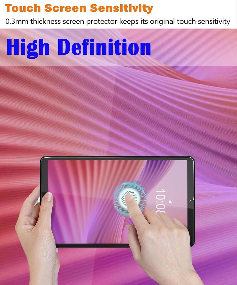 2 Pack Screen Protector for Lenovo Tab 10.1" - Anti-Scratch 9H Hardness