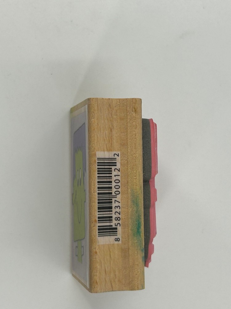 Studio G Cookie Scrap Halloween Rubber Stamp