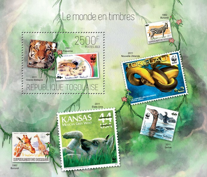 2013 TOGO MNH. WORLD STAMPS  |  Y&T Code: 743  |  Michel Code: 5345 / Bl.890