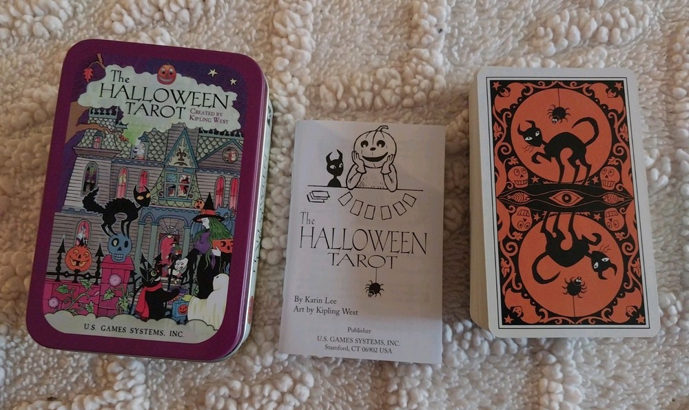 Terror filled Tarot bundle -3 spooky decks with a tarot bag.