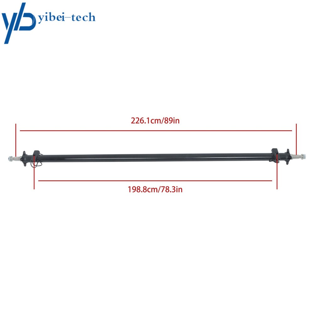 3500 lbs Trailer Utility Axle Only Beam w/ Idler 89" Hub Face 74" Spring Center