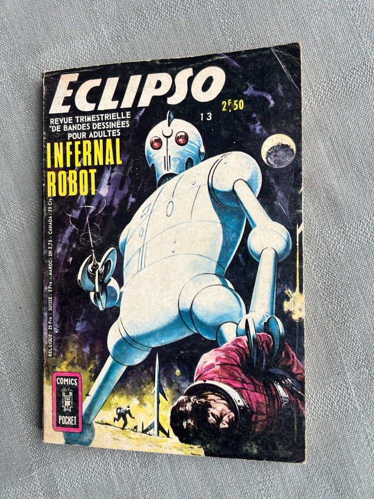 ECLIPSO Arédit Comics Pocket No. 13 1971 In Good Condition