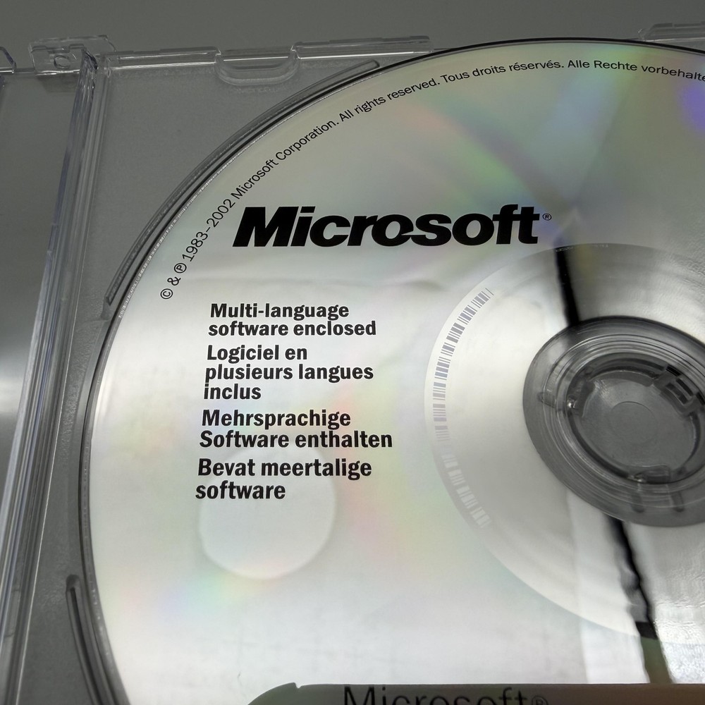 Vintage 2002 Microsoft IntelliPoint 4.1 Mouse Software Driver CD-ROM Multi-Lang