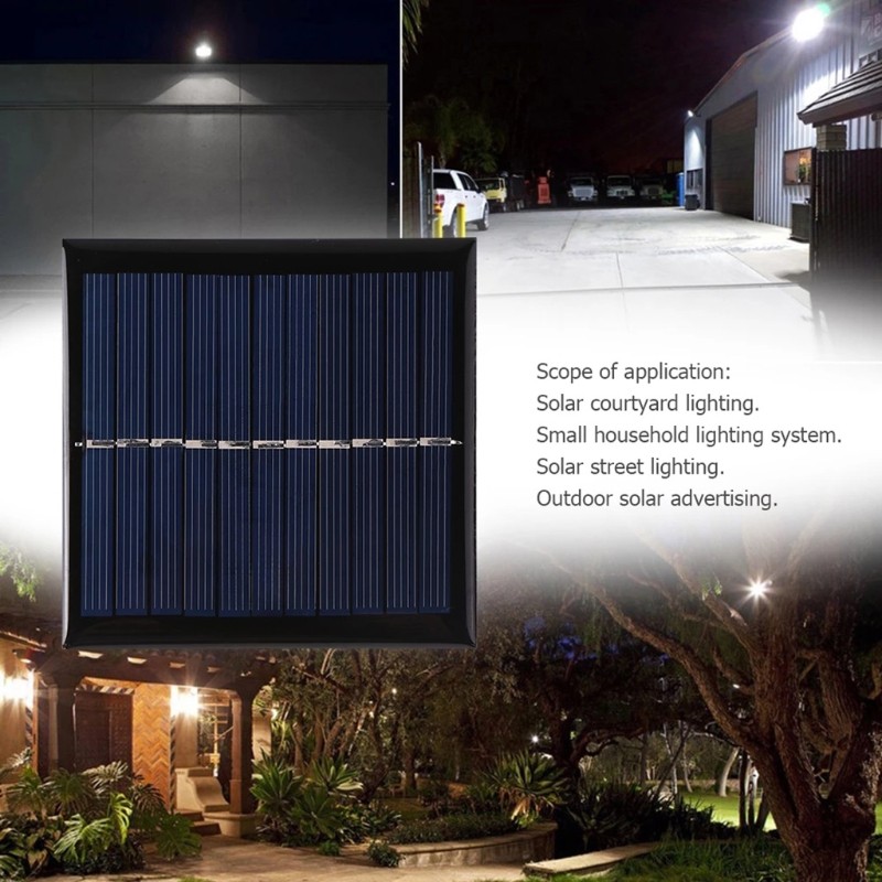 1W 5.5V USB Mini Solar Panel DIY Solar System Solar Power External Battery