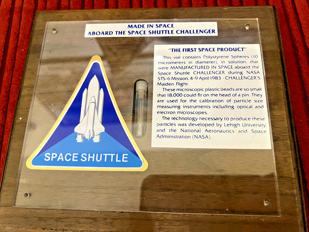 NASA SPACE SHUTTLE CHALLENGER MADE ABOARD POLYSTYRENE SPHERES LTD EDITION