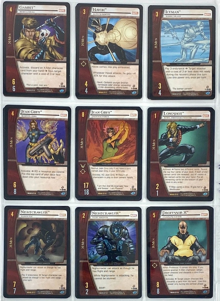 VS System Marvel Origins MOR 2004 220/220 COMPLETE SET NM