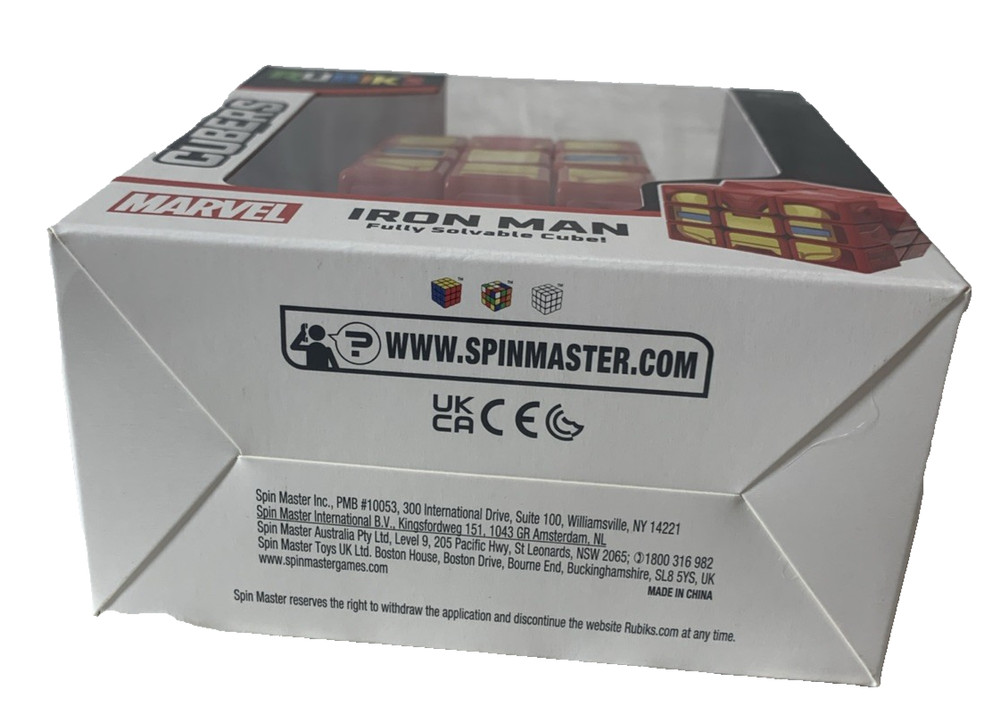 Cubres Rubiks Iron Man Marvel New In Pkg