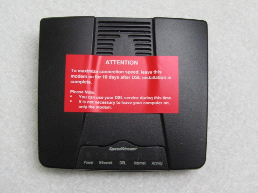 Siemens SpeedStream 4100 Ethernet ADSL Modem