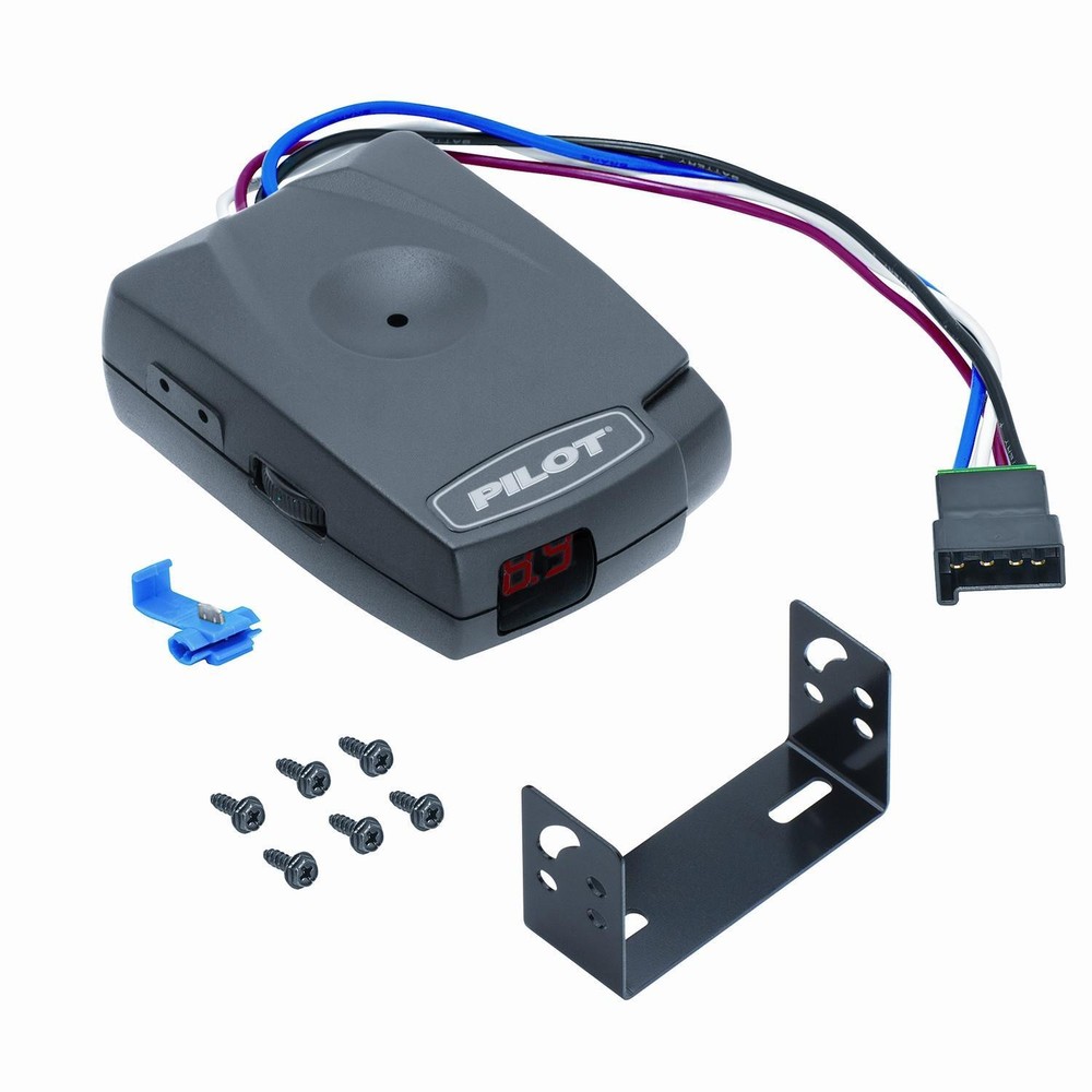 Pilot Brake Controller — Time Delay — Compact Dash Mount — Trailer Brake Control