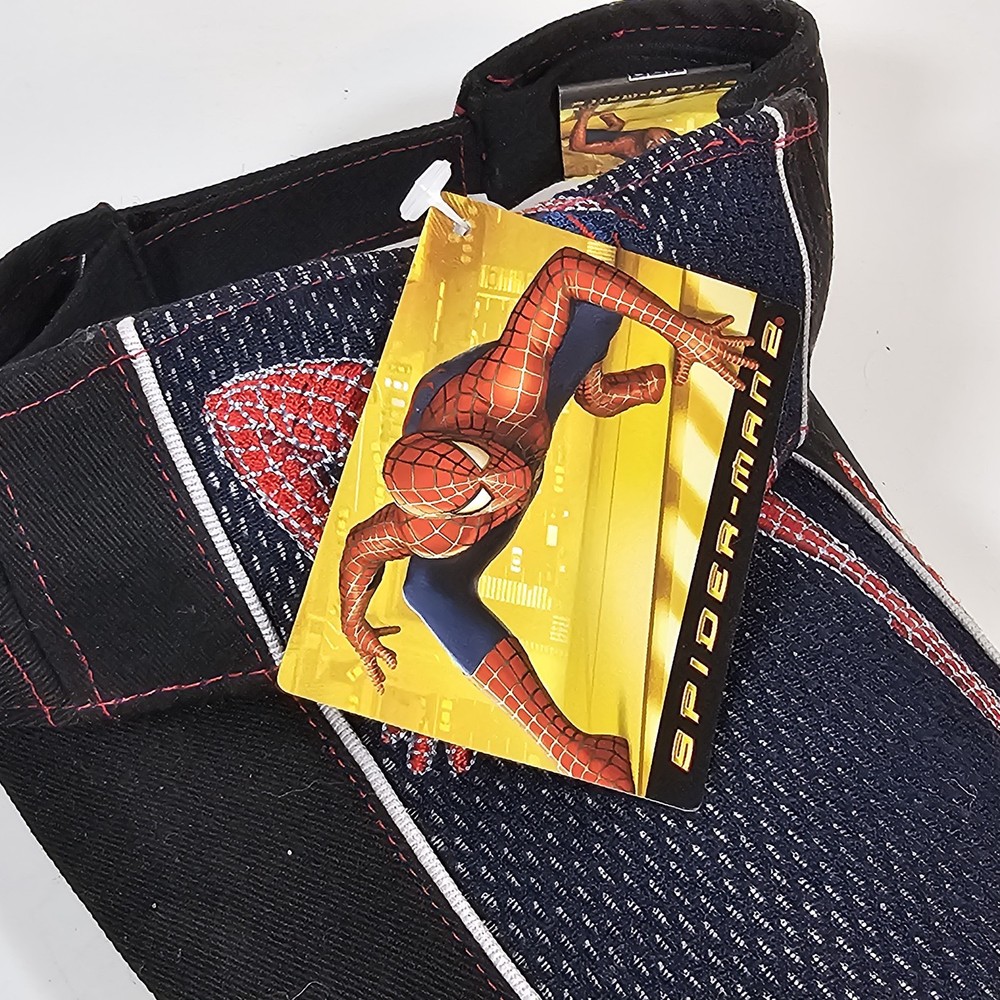 2005 Spider-Man 2 Movie Visor Hat Marvel Comics Adjustable NWT