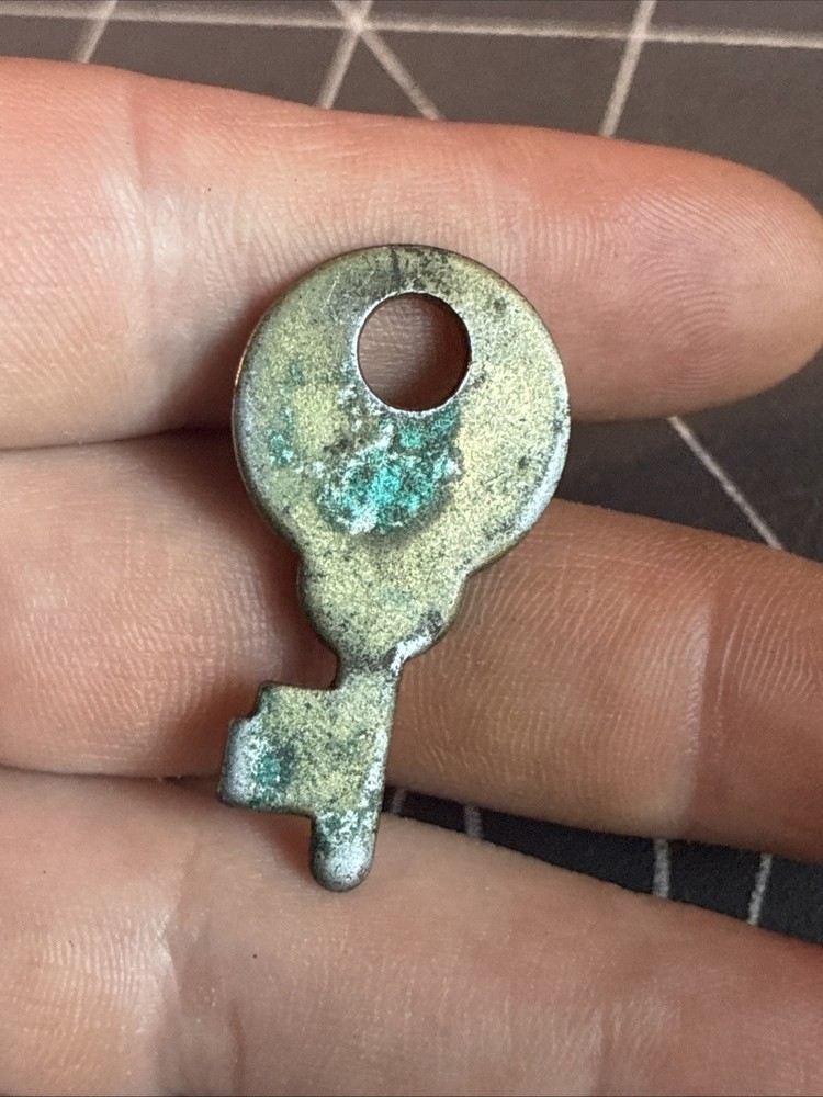 Antique Bronze Plated Key Very Rare
