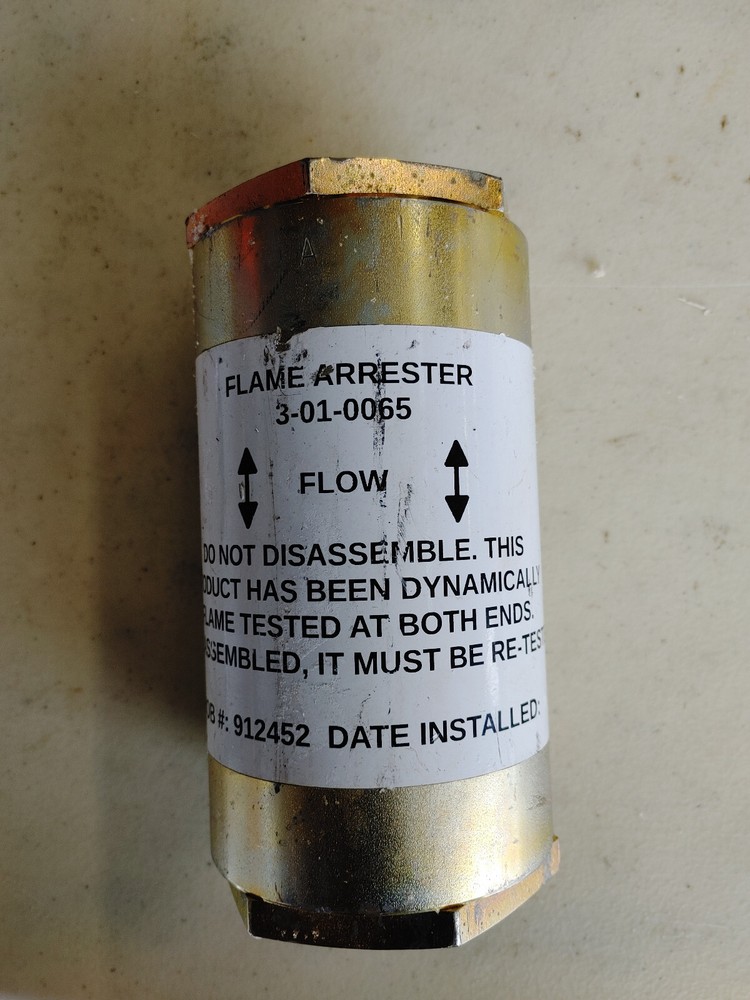 Flame Arrester Part No. 3-01-0065 (GRB)