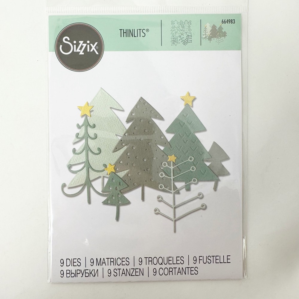 Sizzix Thinlits Christmas Holiday Cutting Dies Feliz Navidad Bundle NEW