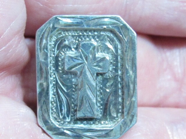 southwestern sterling cross earrings