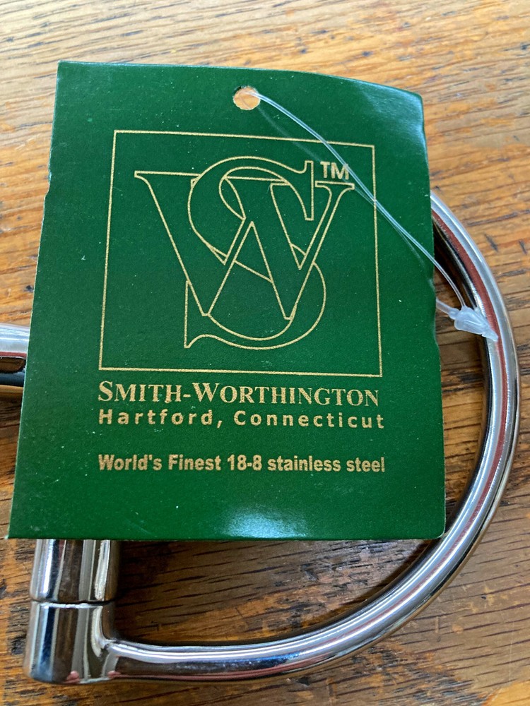 5 1/4" SMITH WORTHINGTON DEE RING SNAFFLE