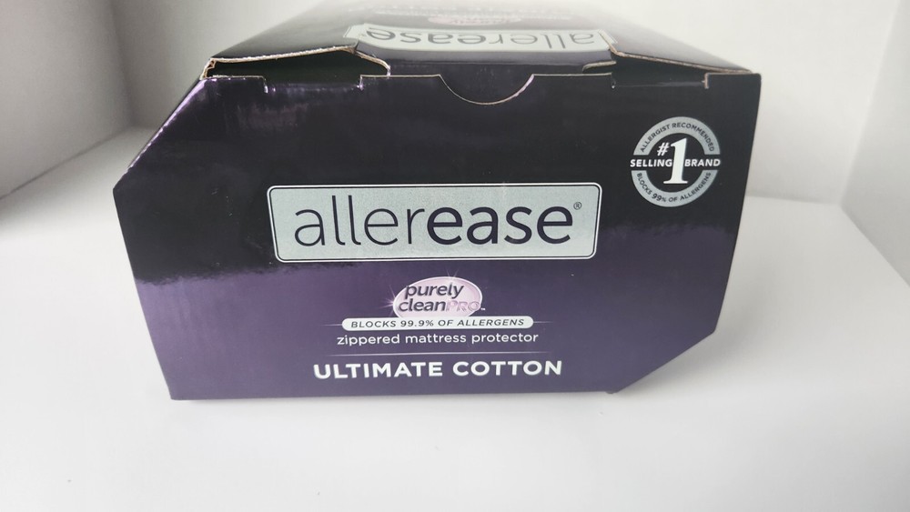 AllerEase Ultimate Cotton Mattress Cover Protector - Full Allergy Waterproof