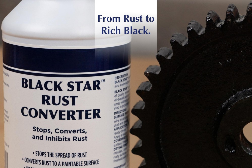 Rust Converter 1 Quart BLACK STAR Converts Steel Surface