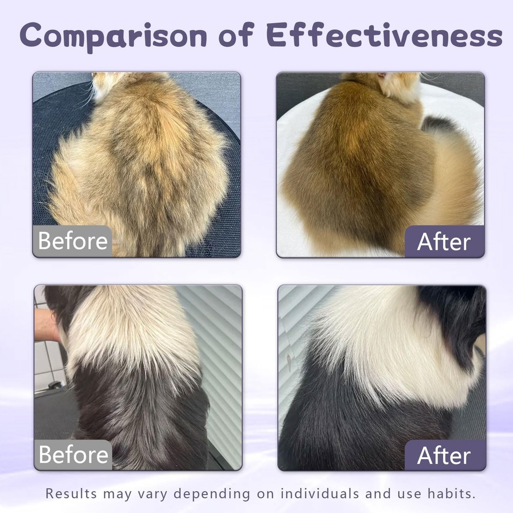 Giaceaw Cat Waterless Shampoo with Brush, for Quick Cleaning Between Baths, N...