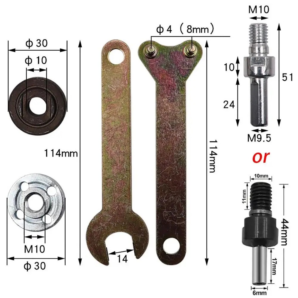 5Pcs/set Electric Drill Variable Angle Grinder Connecting Rod Converter ToolNEW