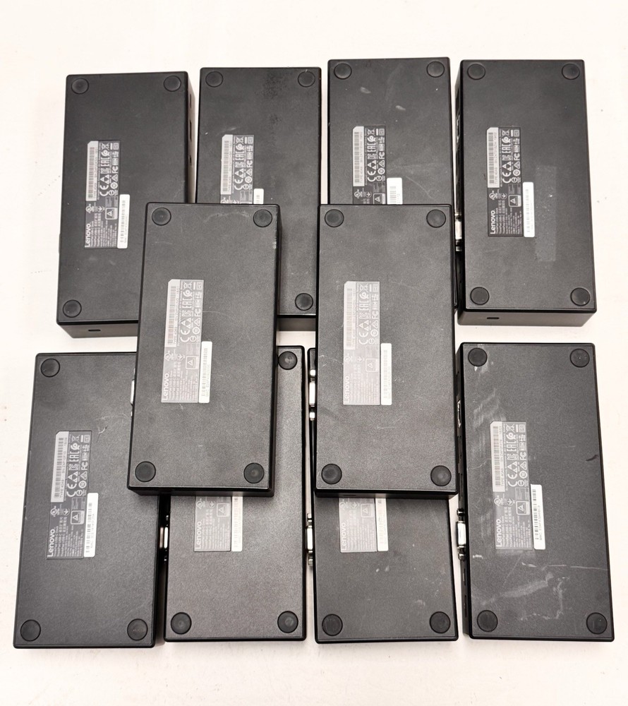 10X Lenovo ThinkPad USB-C Docking Stations - DK1633