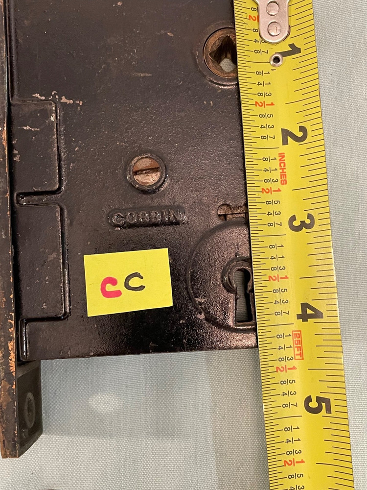 Antique High Quality Corbin Mortise Lock - original condition
