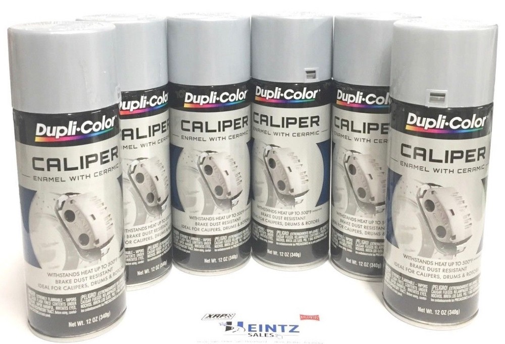 Duplicolor BCP103(6 PACK) Aerosol Brake Caliper Silver Engine Enamel Paint