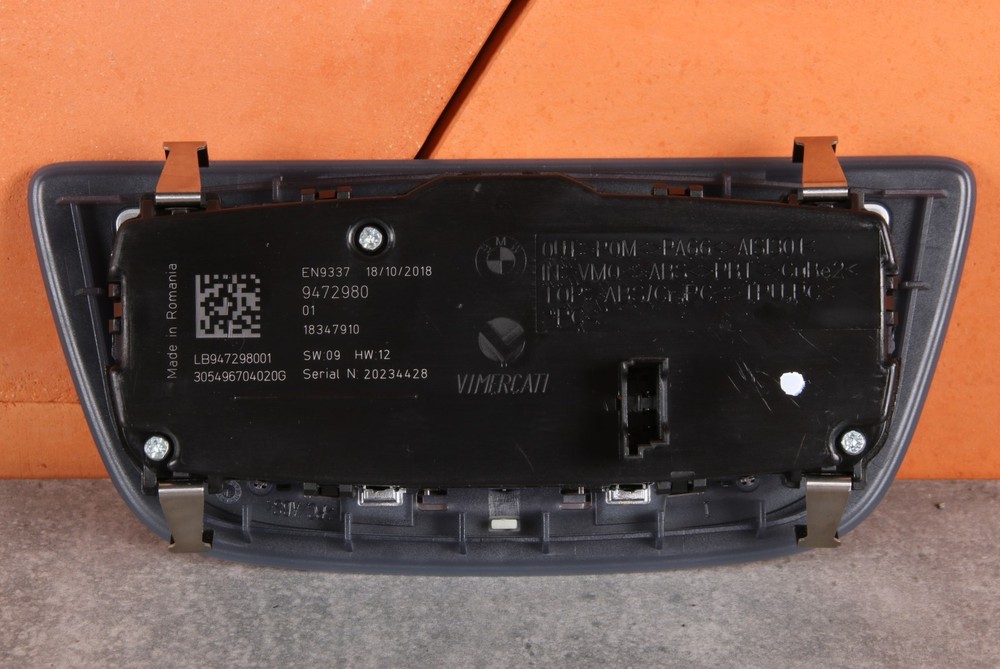 BMW 7' G11 G12 HEADLIGHT LIGHT CONTROL PANEL ELEMENT SWITCH LHD LL 9493728