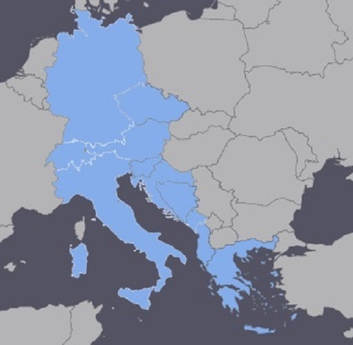 Central Europe GPS Map 2024 for Garmin Latest version