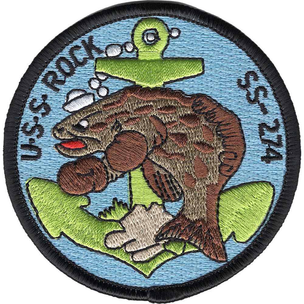 SS-274 USS Rock Patch - Version A - Small Patch