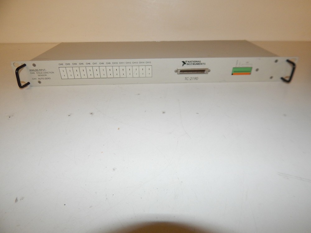 NATIONAL INSTRUMENTS TC-2190 THERMOCOUPLE INTERFACE (QF16)