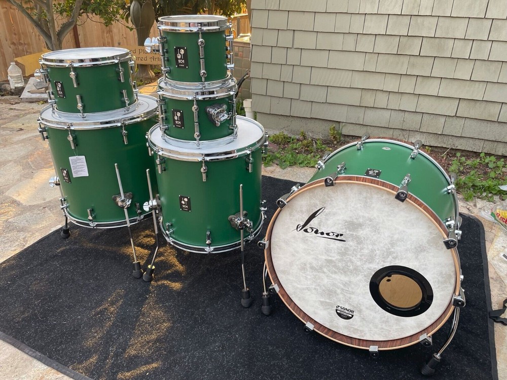 Sonor SQ1 Series 6 pc Birch Drum Set kit