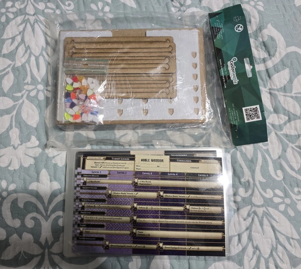 Massive Darkness 1st Edition Dashboards With Laminated Cards