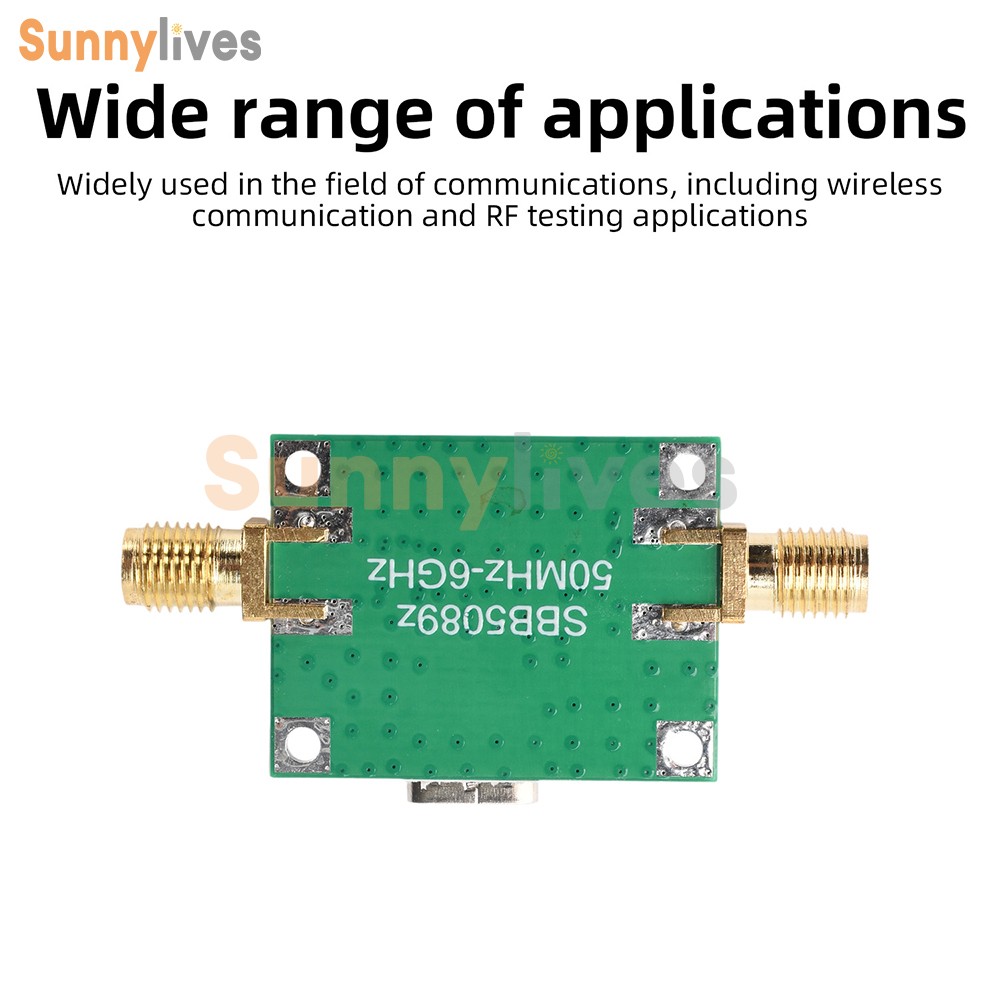 SBB5089 20dB Gain RF Module 5MHz–6GHz RF Power Amplifier RF Preamplifier Module