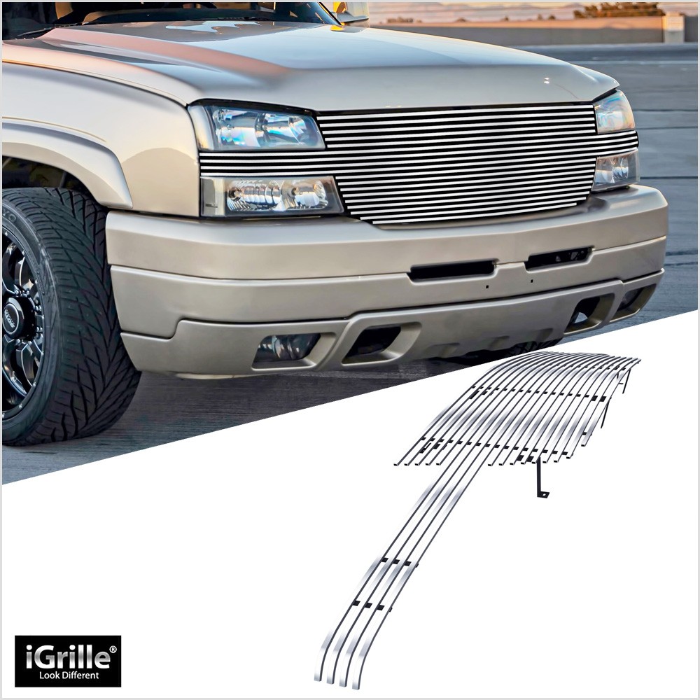 For 2005-2006 Chevy Silverado 2500/3500 Main Stainless Chrome Billet Grille