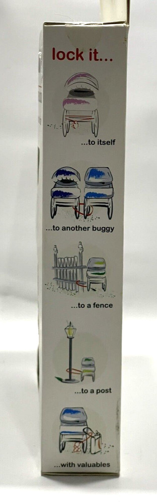 Monkey Buggyguard Anti Theft Stroller Lock 4"x3"