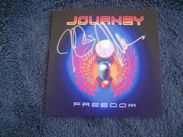 JOURNEY SIGNED BY NEAL SCHON & JONATHAN CAIN CD INSERT