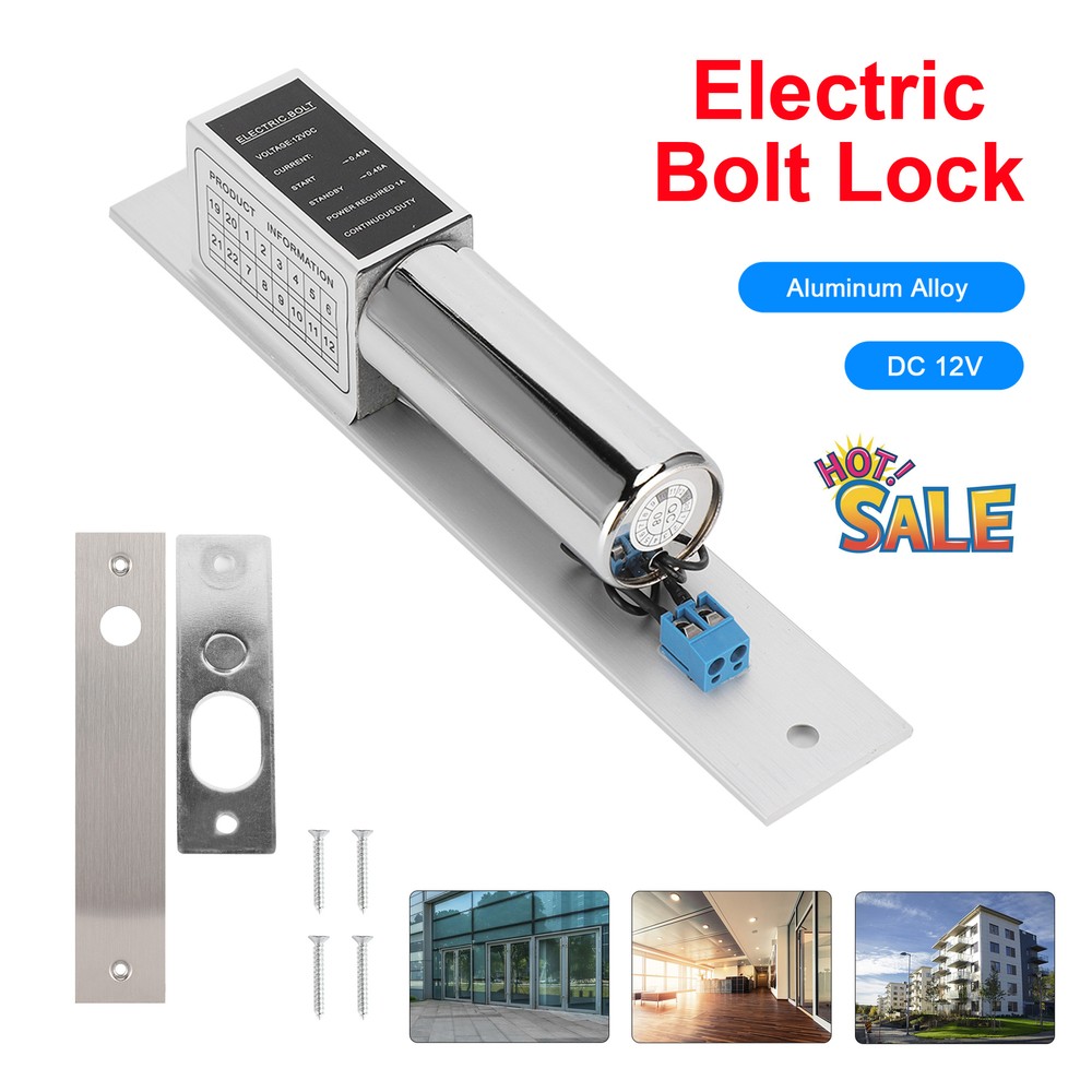 Safe Security Door Access Control System DC 12V Electric Drop Blot Lock Dead