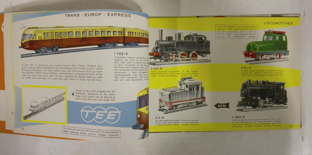 Rivarossi HO Scale 1959 General Catalog