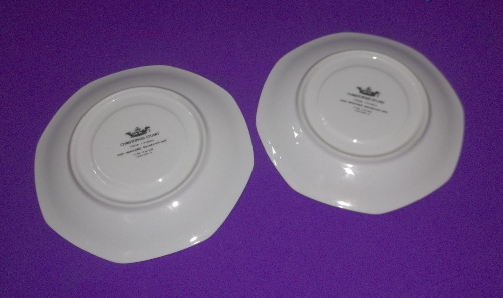 (2) Christopher Stuart Victoria 5 Pc. China Place Setting ~ Easter Mother's Day