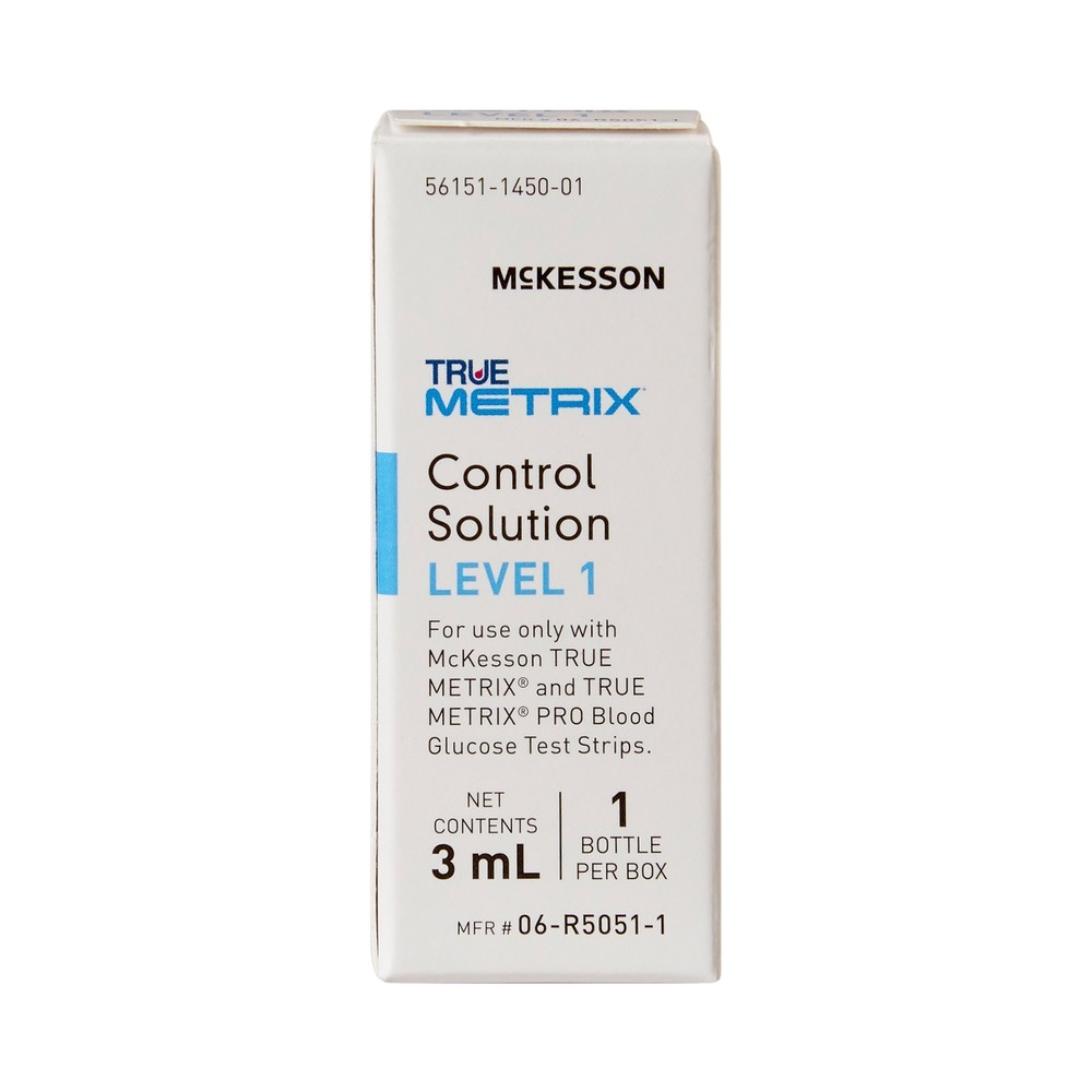 McKesson TRUE METRIX Blood Glucose Control Solution Level 1 3 mL 24 per Case