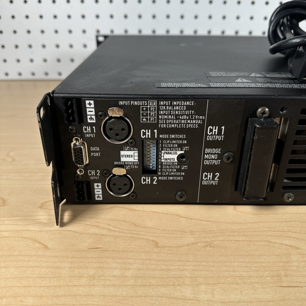 QSC CX302 2-Channel Professional Amplifier Tested